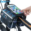 Fietstas, Fiets Top Buis Telefoon Tassen Fietsen Opbergtas 6.2In met Waterdichte Touch Screen Phones CAS