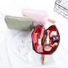Atacado estéreo coreano portátil nylon cosméticos saco cosmético casos sacos de maquiagem mulheres saco de armazenamento ao ar livre