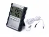 Digitales Thermometer, Hygrometer, Temperatur- und Feuchtigkeitsmessgerät für den Innen- und Außenbereich, LCD-Display HC520, im Einzelhandelspaket 50 Stück/Los SN1072