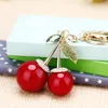 Fashion New Rhinestone Fruit pineapple watermelon Keychains Male Various Car Model Key Ring Car Hobbies Jewelry Crystal keychain