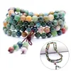 108 pärlor mala armband halsband 6mm kristall buddha armband kvinnor tjejer bön välsignelse tibetansk buddhist armband / halsband