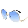 Designer -Sonnenbrille für Frauen weiblich brandneue UV400 Spiegelte Vintage -Sonnenbrille für Männer schwarz grau blau grünes Objektiv7744757