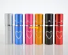 10 stks / partij 5ml Draagbare parfumspuitfles Point Drill Love lege parfumfles make-up container spuitflessen