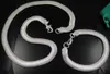 Ensemble de bracelets et colliers en argent Sterling 925 pour hommes et femmes, chaîne solide de 6MM, à la mode, 16, 18, 20, 22, 24 pouces, j3226761