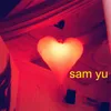 Accept customized inflatable hearts with Led lights Valentine's Day nightclub decoration