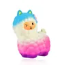 뜨거운 Alpaca Squishy 천천히 상승 컬렉션 선물 장식 장난감 소프트 짜기 전화 스트랩 압축 해제 장난감 12 * 17cm