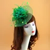 Women039s Fashion Party Fascinator Hair Accessory Feather Clip Hat Flower Lady Veil Daily Hairpins 9775052