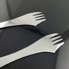 Praktisch Roestvrij Gadget Spork Lepel Vork Bestek Gebruiksvoorwerp 3 in 1 Combo voor Picknick Ontbijt Lunch Outdoor Camping8619061