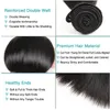 Fairgreat Brazilian Straight Hair 3 번의 번들 폐쇄 100 Remy Human Hair Bundles with Closure 44 Hair Extension25587026643211