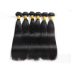 Mink brasileiro 5bundos de cabelo em linha reta tecidos 100% não transformados Bundles de cabelo humano peruano extensão de cabelo humano indiano malaio