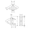 Topoch Sconce 벽 조명 3W LED 램프 브러시 브러시 vs 검은 색 대 청동 라이트 켜기/끄기 일단 열림/닫음 헤드 스위브 왼쪽/오른쪽/앞쪽 오목 읽기 스포트라이트