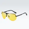 2020 Classic Men Sunglasses Brand Designer Travel Frog Men Goede Kwaliteit Glazen klassieke randloze mannelijke gepolariseerd rijden zonnebril 4049802
