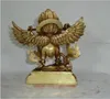 Tibet Budist bronz GARUDA heykeli bouddha heykeli