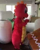 2018 Hot sale the head red colour dinosaur dino mascot costume for adult