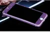 Glitter Bling lucido adesivo completo per il corpo Pellicola protettiva per schermo opaco per iPhone7 7plus 6 6S plus 5 5S Samsung S7 edge S8 plus Decalcomanie anteriori + posteriori