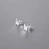 Everfast New Tiny Insect Butterfly Earring Stainless Steel Earrings Studs Fashion Bugs Ear Jewelry Gift For Women Girls Kids T124