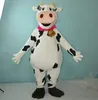 2018 Costume de mascotte de vache à lait de vente chaude costume de fourrure de vache à lait pour les adultes à wera