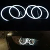 free shipping yentl 4 Pieces / lot LED Angel Eyes Rings Light White Fit For E36 E38 E39 E46 3 5 7 Series Warm White Led Car Styling1289503