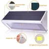 Solar Lamp 48led Aluminum Motion sensor Super Bright 4500mAh 1000lm 4 Modes for Outdoor Garden Wall