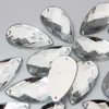 16 * 30mm 50pcs cristal acrylique Flatback Perles strass Goutte Accessoires Big Coudre Pour les pierres Robe 2 trous ZZ424