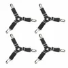 Verstelbare Driehoek Laken Clips Bandjes Grijper Deken Jarretel Hoeslaken Fasteners Houder Thuis Praktische Tool 1-4 stuks set216o