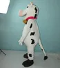 2018 Hot sale milk cow mascot costume milkcow fur suit for adults to wera