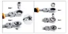 Hochwertiger 5-teiliger Ratschenschlüssel 1/4 Zoll, 3/8 Zoll, 1/2 Zoll verstellbarer Hülsenadapter CR-V-Schraubenschlüssel mit rutschfestem Griff, Auto-Reparatur-Werkzeug-Set