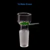 14mm Bowls 18mm Male Female joint glass bowl holder Blue Green Snowflake Filter thick piece for Smoking Oil Rigs bongs