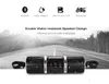 Alto-falante de motocicleta Bluetooth V2.1 + EDR Áudio Player Resistente à água Stereo Stereo FM Rádio AUX USB TF MP3 Player Carro Alto-falantes Estéreo