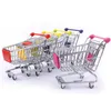 Mini supermarché panier chariot jouet créatif téléphone stylo organisateur boîte de rangement recueillir des outils pour enfants enfants jouets cadeaux SN451