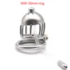 Stainless Steel Male Chastity Device Cock Cage With Silicone Urethral Catheter Spike Ring BDSM Sex Toys For Men Sex Slave Penis Lock