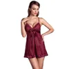 Sexy Chemises De Nuit Vêtements De Nuit Femmes Robe De Nuit Dentelle Broderie Sexy Lingerie Babydoll Femmes Vêtements De Nuit D'été S923