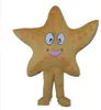2018 Costume de mascotte d'étoile de mer de haute qualité dessin animé Costume de déguisement mascotte de dessin animé