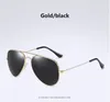 55mm 파일럿 편광 된 G15 선 글래스 빈티지 그늘 렌즈 태양 안경 금속 레트로 남자 여자 패션 선글라스