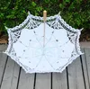 Elfenbensspets bröllopsparasoler handgjorda paraplyer vit spets trädgård brudparasoler för brud brudtärna bröllop diameter hög quali2337622