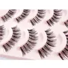 Transparent Eyelash 5PairSbox Beau ty tjock lång Falskt ögonklara band Lashes Makeup Beauty Tools 2022176208