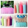 width Tulle rolo Tutu Craft 100 jardas da festa de casamento Tecido DIY Decoração nupcial Dia das Bruxas caçoa saia Decor 6 polegadas