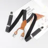 Bretelle per bambini alla moda Neonati maschi di alta qualità 4 Clip Dots Cintura a tracolla stampata Elastico per bambini Bretelle per bretelle per bretelle Cintura C2