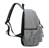 2018 Sac à bandoulière pour ordinateur Sac à dos de voyage pour sports de plein air Cartable Sac à dos en toile Couleur pure Hommes et femmes Sacs d'école Sac à main 20-35L A862