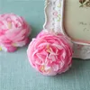 50PCS Artificial Flowers Heads Hydrangea Peony Flower Silk Artificial Flowers Wall For Wedding Decoration Background Wall birthday272s