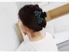 새로운 대형 클램프 Bowknot Barrettes 럭셔리 전체 크리스탈 라인 석 블링 블링 큰 헤어 클로 어머니 날 발렌타인 선물 오스트리아 크리스탈 jewerly