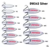 New Silver Color Alloy Jigs Fishing Bait Hook 360G Metal Iron arsons trape Laser Fishing Bait7127448