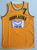 Mens Vintage Toni Kukoc 7 Jugoplastika Jugoslavia Europeiska baskettröjor Split filmversionen gula sömnad skjortor SXX1290544