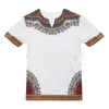 男性DashikiヴィンテージTシャツ2017ポリエステルボヘミアレトロトップスメンズアフリカプリントTシャツ民族の伝統的ティープラスサイズ