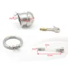 New Stainless Steel Male Chastity Lock Device plum blossom bird cage with tube #T90