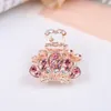 Vintage Shining Crystal Mini Butterfly Crown Hair Claw Clip Women Girls Hair Clips Hair Accessories Nice Gifts Whole3979800