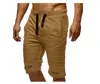 Plus-storlek M-3XL MENS JOGGERS Male Harem Pants Casual Kne Length Sports Wear Clothing Kort byxor Sweatpants