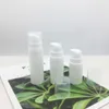 5 10 15mlエアレスポンプボトル - 空の携帯用プラスチックミニバヨネットクリームローショントナー化粧品のトイレタリー液体収納容器jar鍋