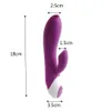 IKOKY Dual Vibration Zauberstab USB Aufladbare Sex Spielzeug Für Frauen AV Stange Vibrator Zauberstab Massagegerät 10 Geschwindigkeit Vibrieren stick C1811088329026