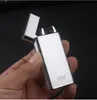 Nueva llegada Tiger 921 encendedor de cigarrillos inteligente de doble arco de cubierta abierta carga USB a prueba de viento encendedor antorcha alambre de Metal regalo de negocios